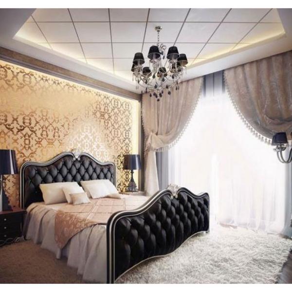 Rèm tân cổ điển sang trọng lộng lẫy RHG-05